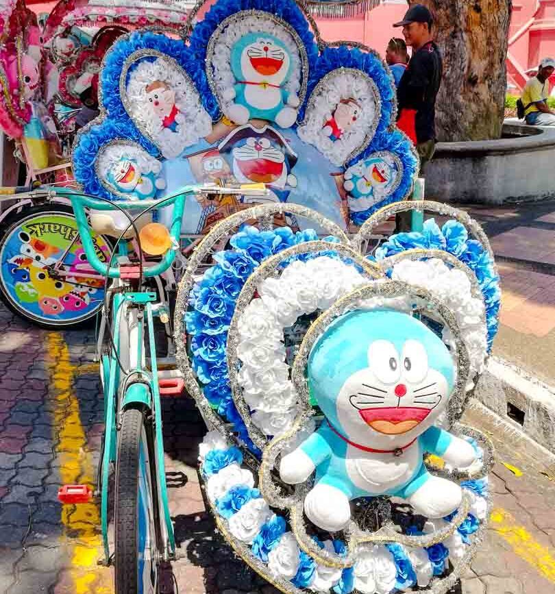 Malaysia Melaka Fahrradrikscha