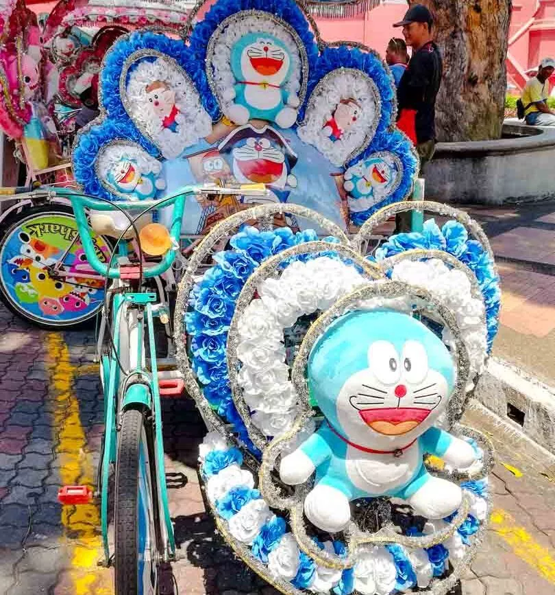 Malaysia Melaka Fahrradrikscha