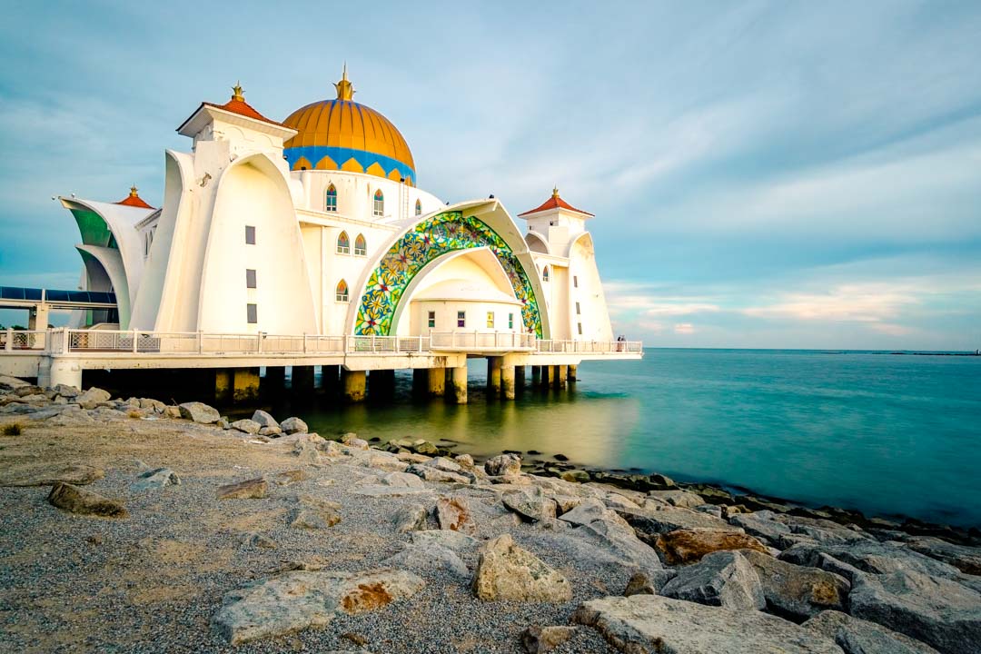 Malaysia Melaka Schwimmende Moschee