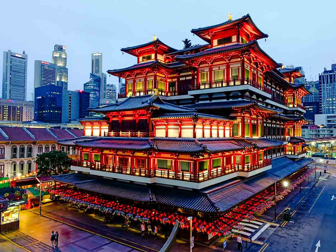 Singapur Buddha Tooth Relic Tempel