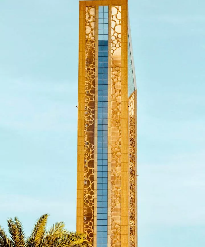 UAE Dubai Frame von der Seite