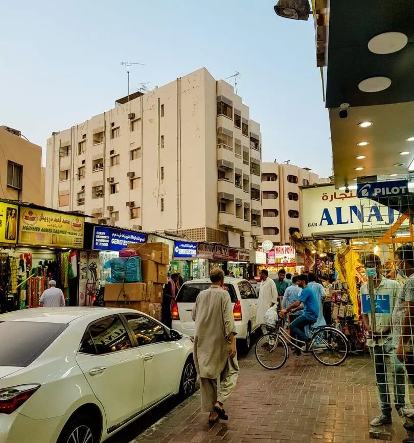UAE Dubai Gegend um den Souk