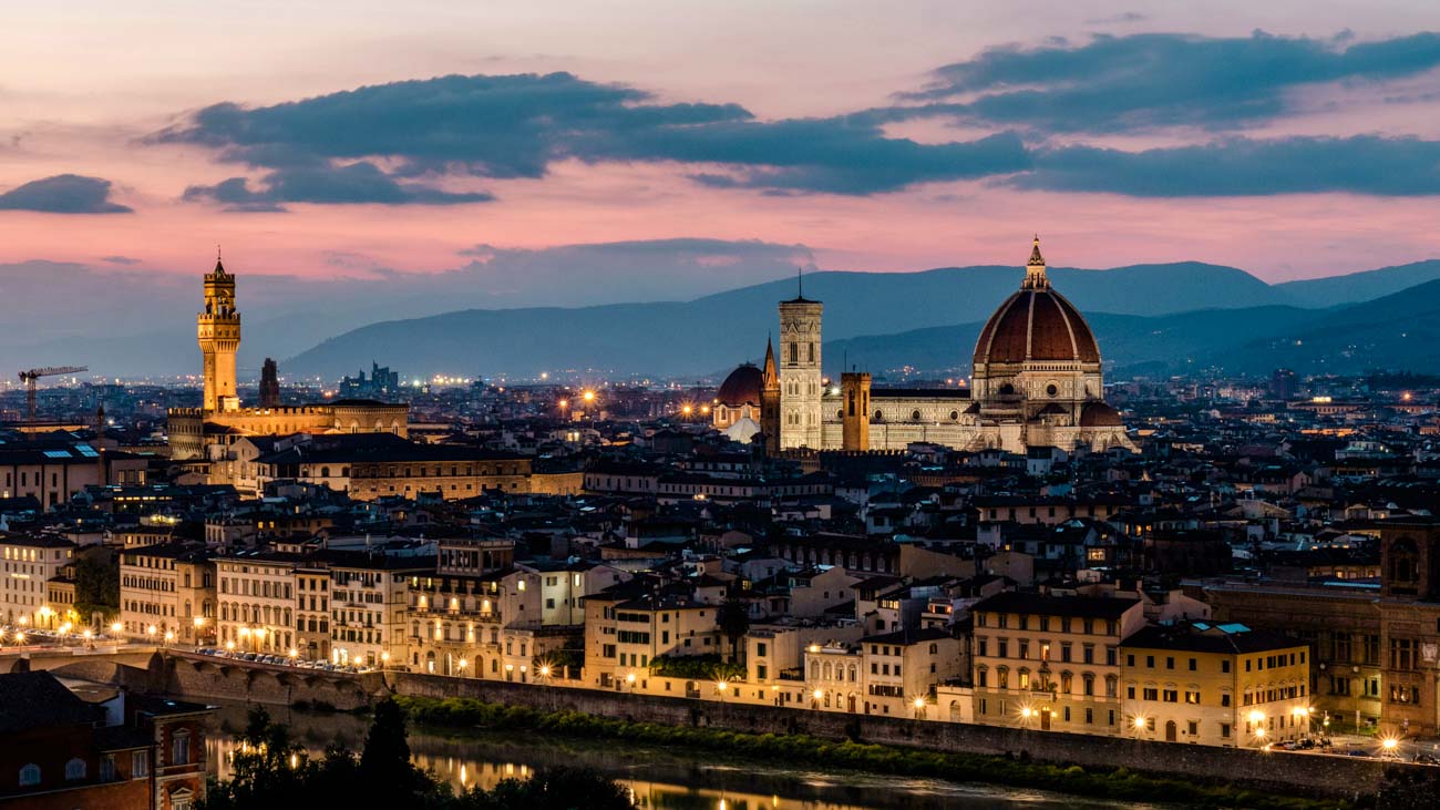 Florenz am Abend Beitragsbild Florenz am Abend