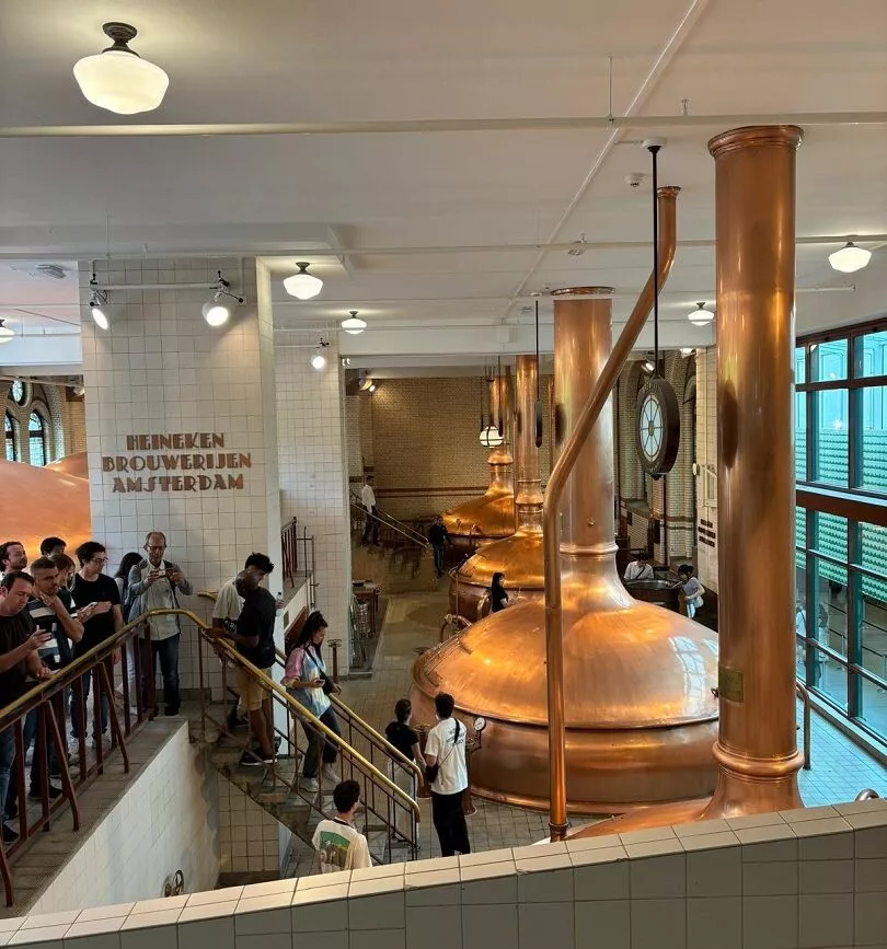 amsterdam heineken braukessel