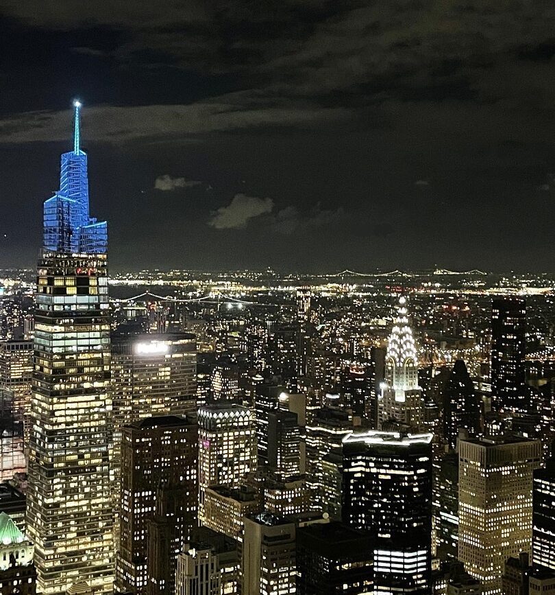 Empire State Building Ausblick bei Nacht