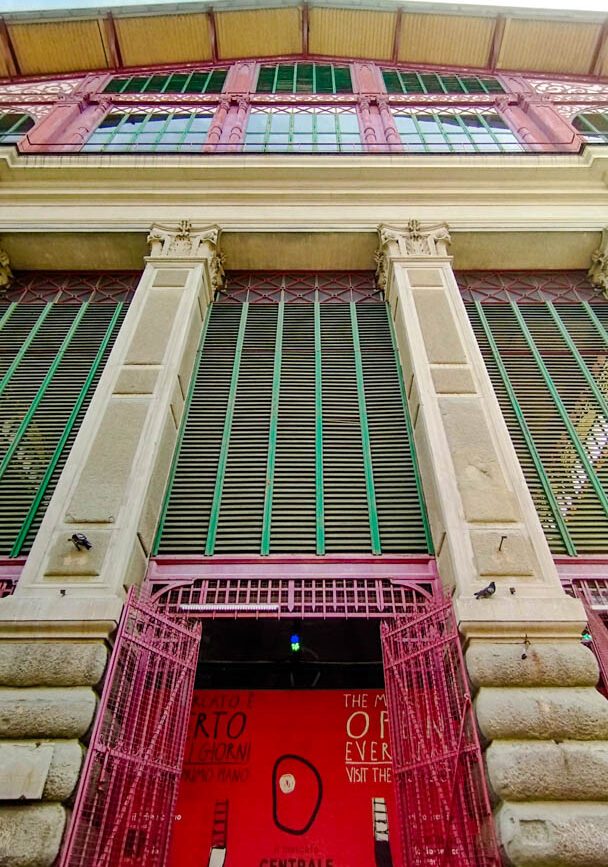 Florenz Mercato Centrale von Außen