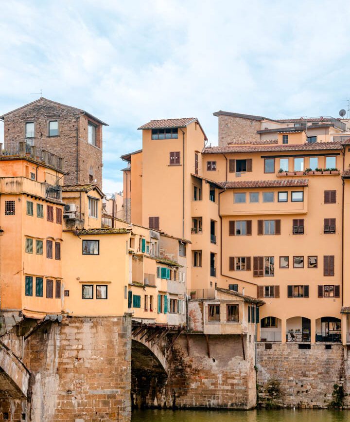 Florenz Ponte Vecchio von Oltrarno aus