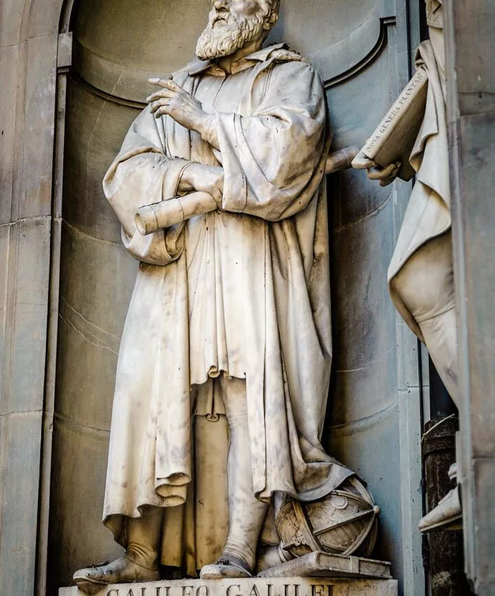 florenz statue von galileo florenz statue von galileo