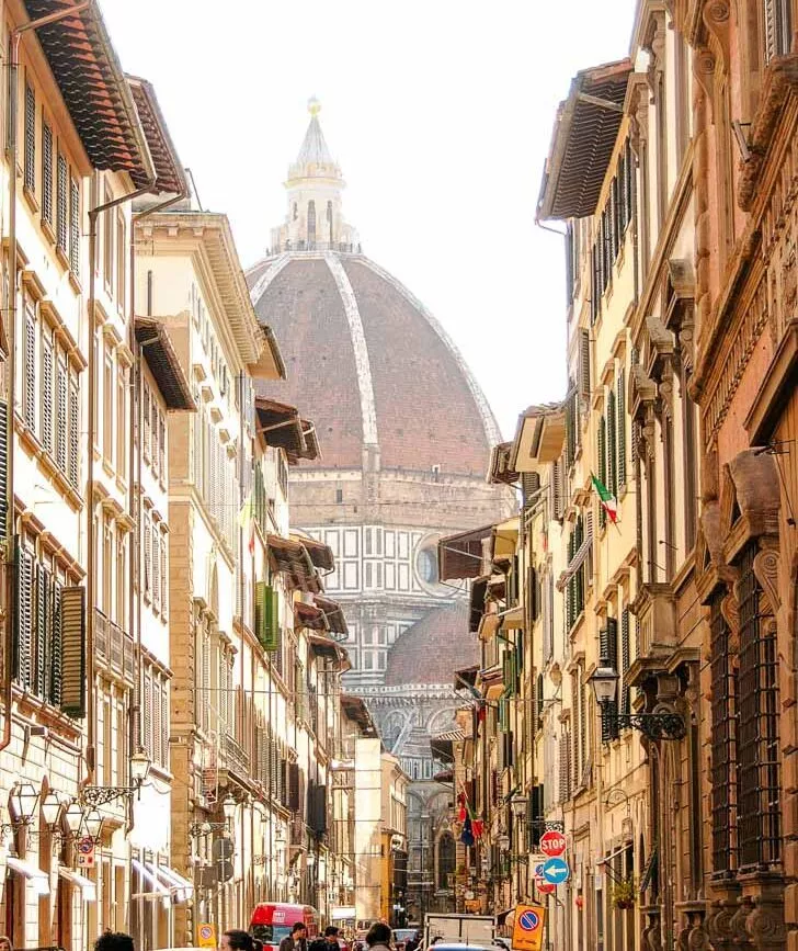 florenz strassen zum duomo