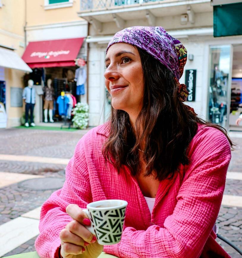 Kaffee trinken in Bardolino