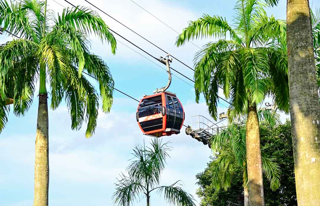 singapur sentosa island cable car