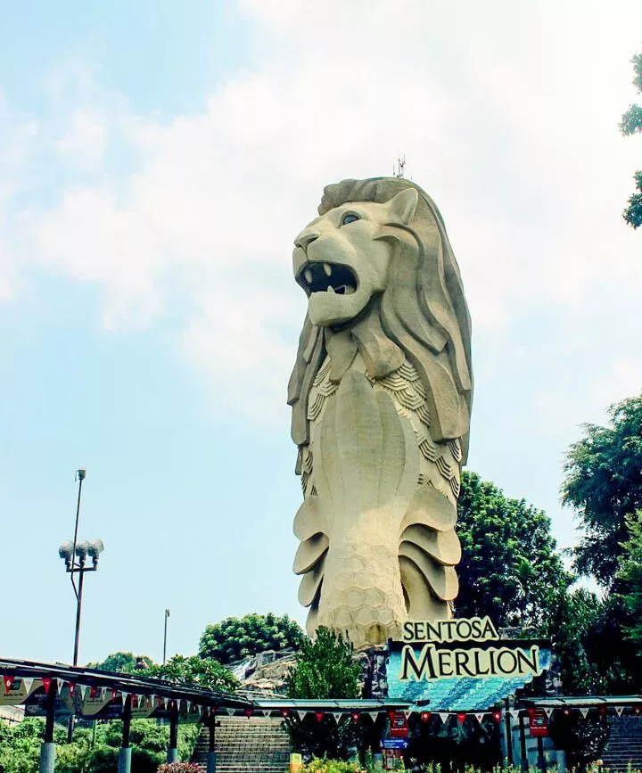 singapur sentosa merlion singapur sentosa merlion