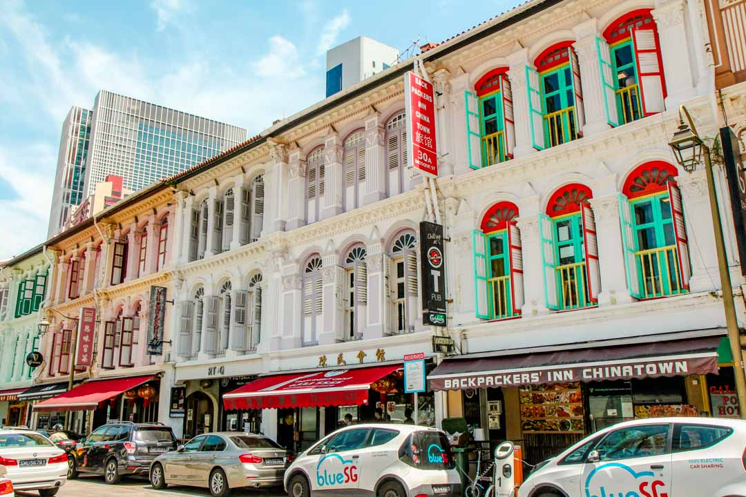 singapur shop houses chinatown singapur shop houses chinatown