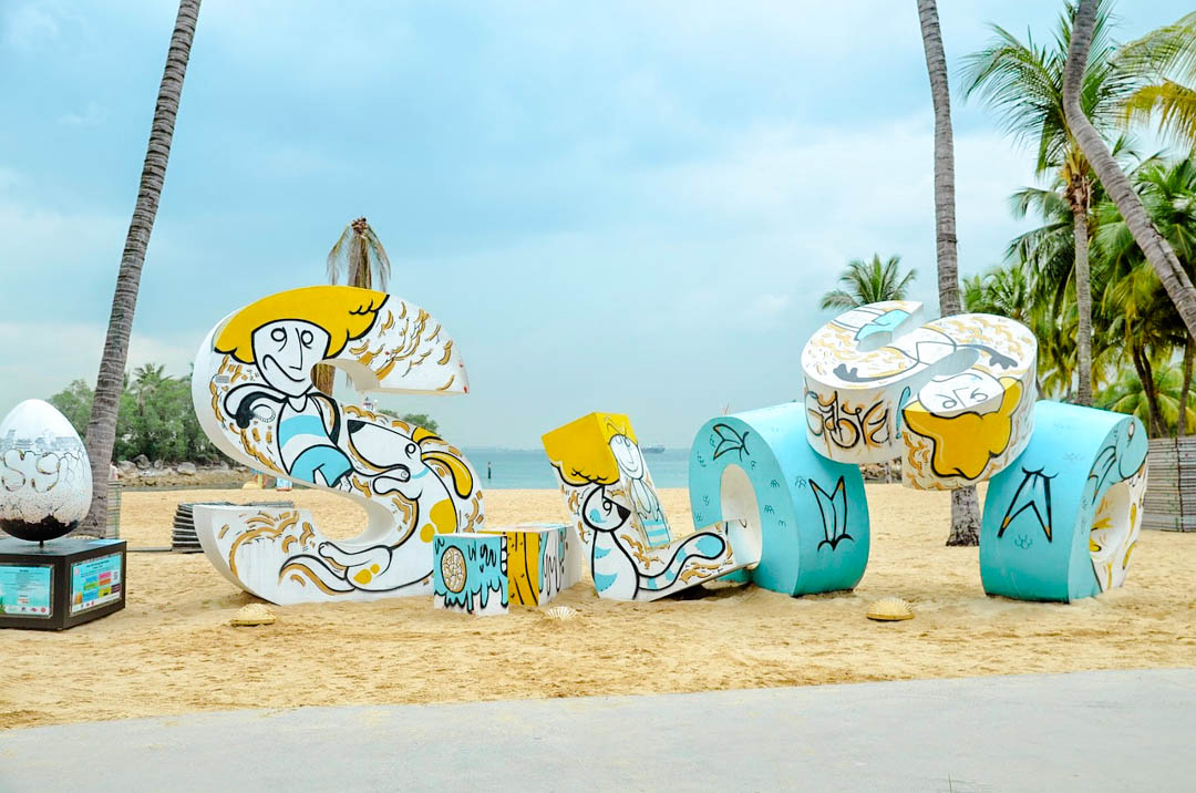 singapur siloso beach fotospot