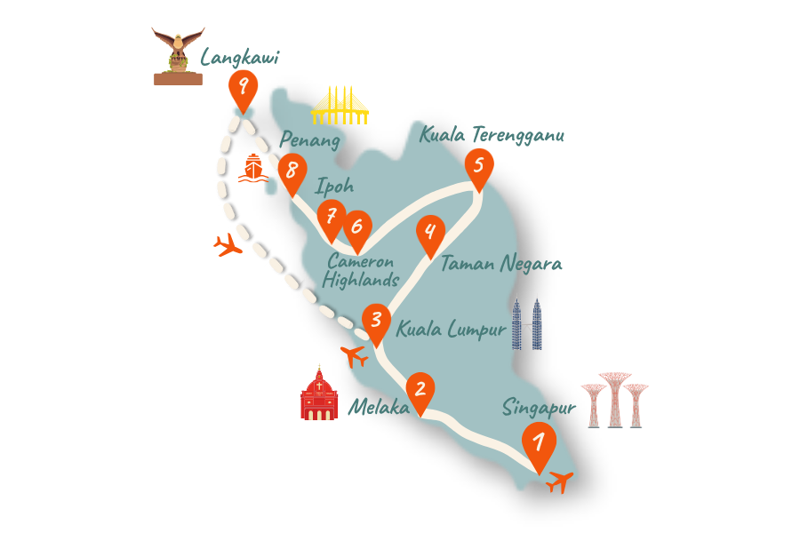 Malaysia_Route_3-Wochen_Karte_02
