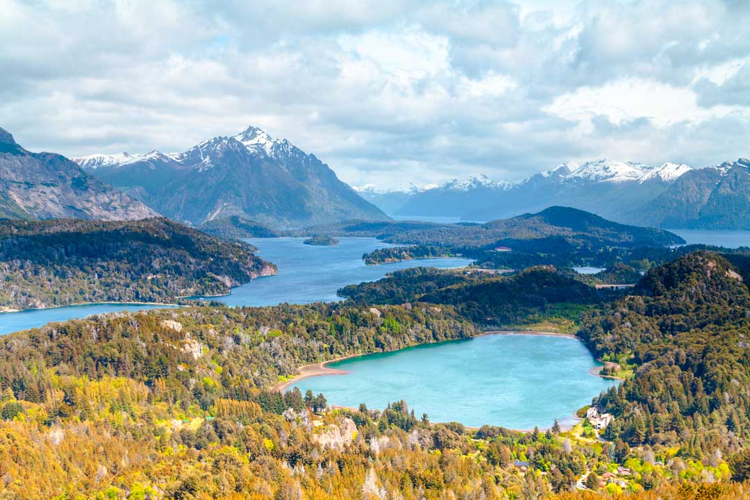 argentinien bariloche blick vom campanario