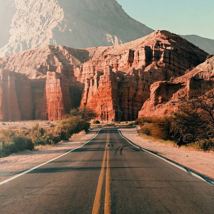 argentinien cafayate strasse