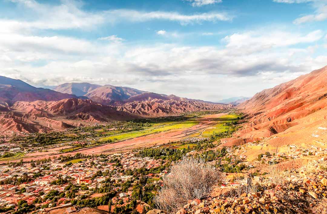 argentinien tilcara aussicht