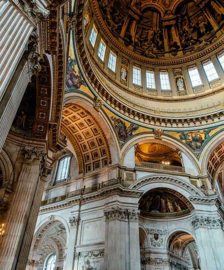 england london st pauls cathedral von innen England London St. Paul's Cathedral von Innen