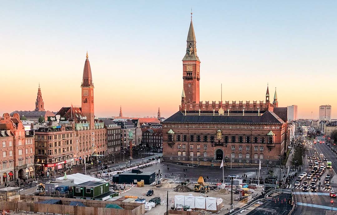 kopenhagener rathaus in kopenhagen daenemark Kopenhagener Rathaus in Kopenhagen, Dänemark