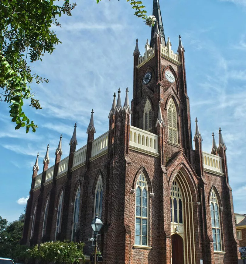 Usa Rundreise Great River Road Natchez St Mary Basilica