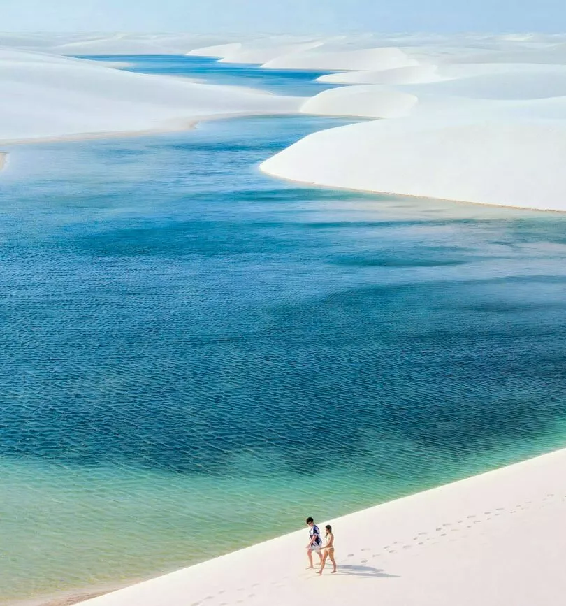 Brasilien Barreirinhas Lençóis Maranhenses Dünenspaziergang