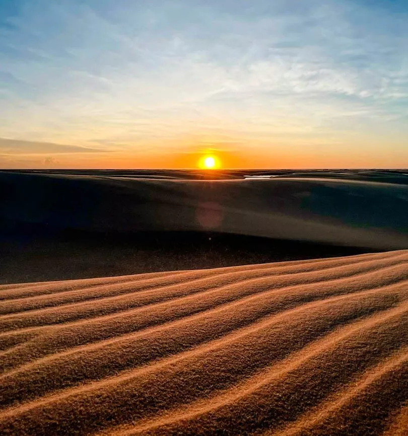 Brasilien Jericoacoara Sonnenuntergang