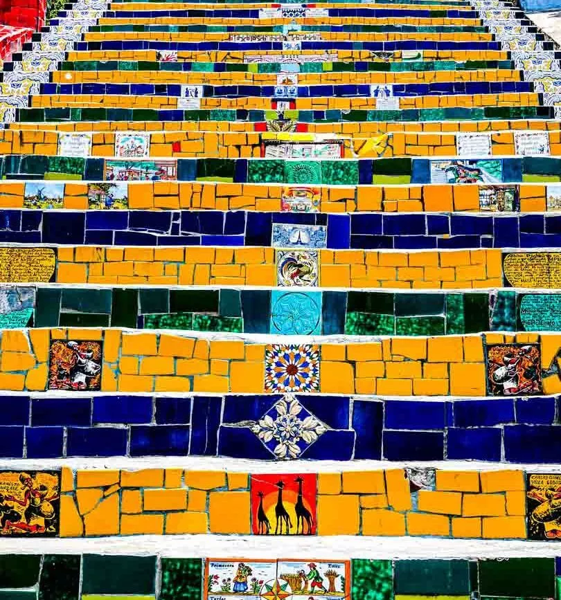 Brasilien Rio De Janeiro Selaron Treppe