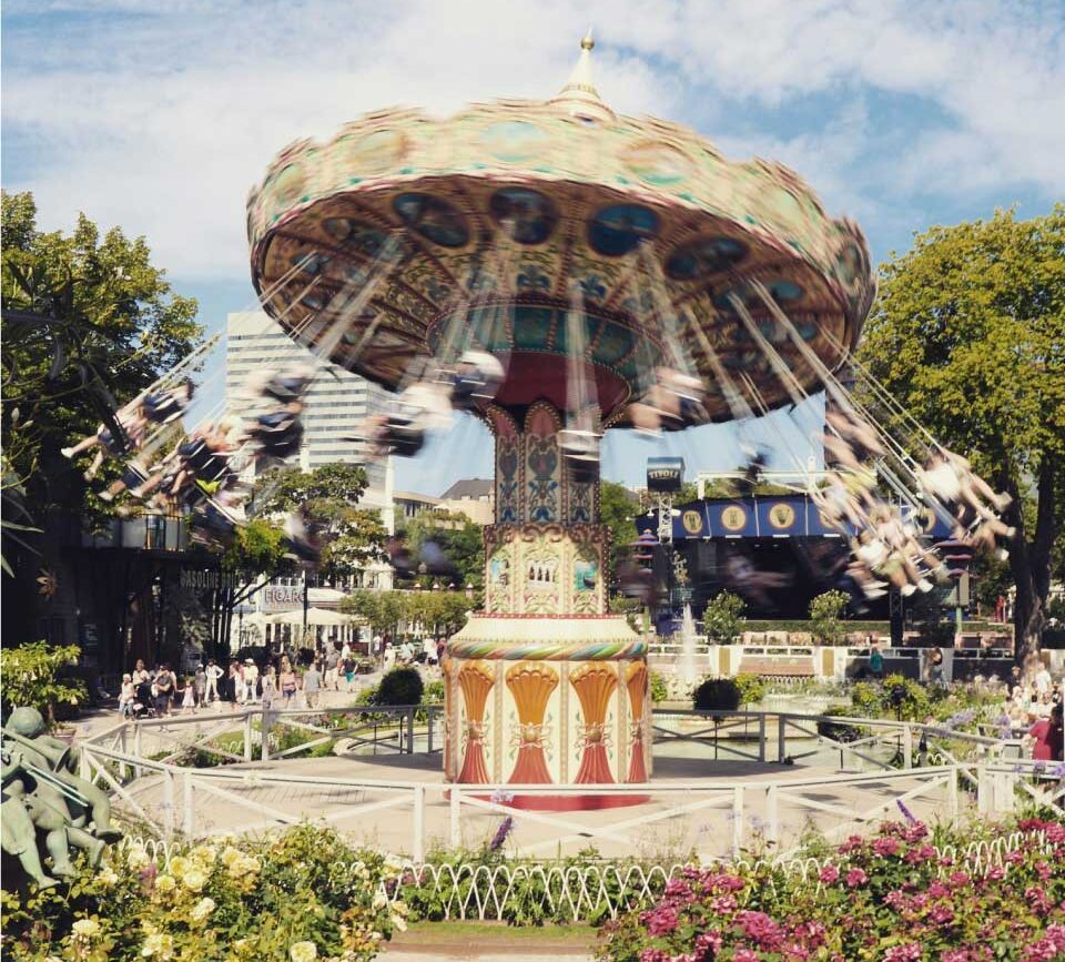 Kettenkarussell im Tivoli, Kopenhagen