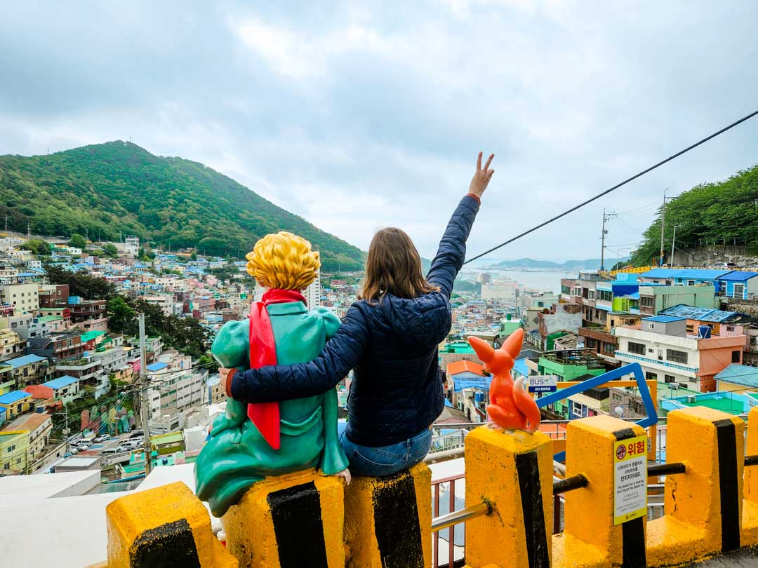 suedkorea busan little prince fotomotiv im gamcheon culture village suedkorea busan little prince fotomotiv im gamcheon culture village