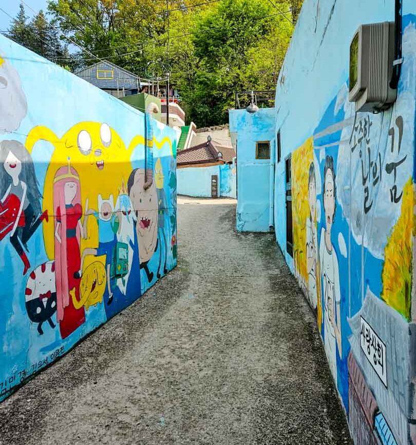 Südkorea Jeonju Jaman Mural Village