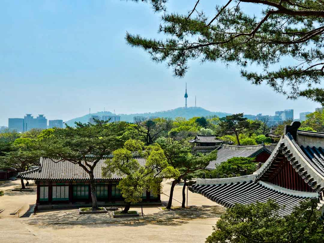 suedkorea seoul ausblick changdeokgung palace suedkorea seoul ausblick changdeokgung palace