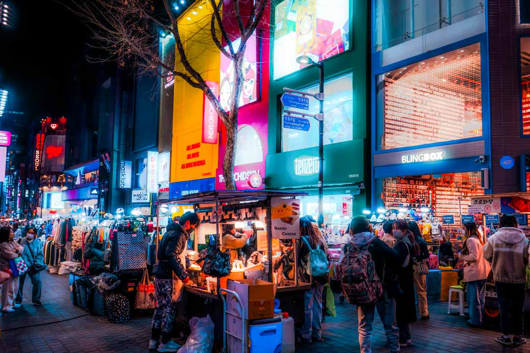 suedkorea seoul myeongdong viertel Südkorea Seoul Myeongdong Viertel