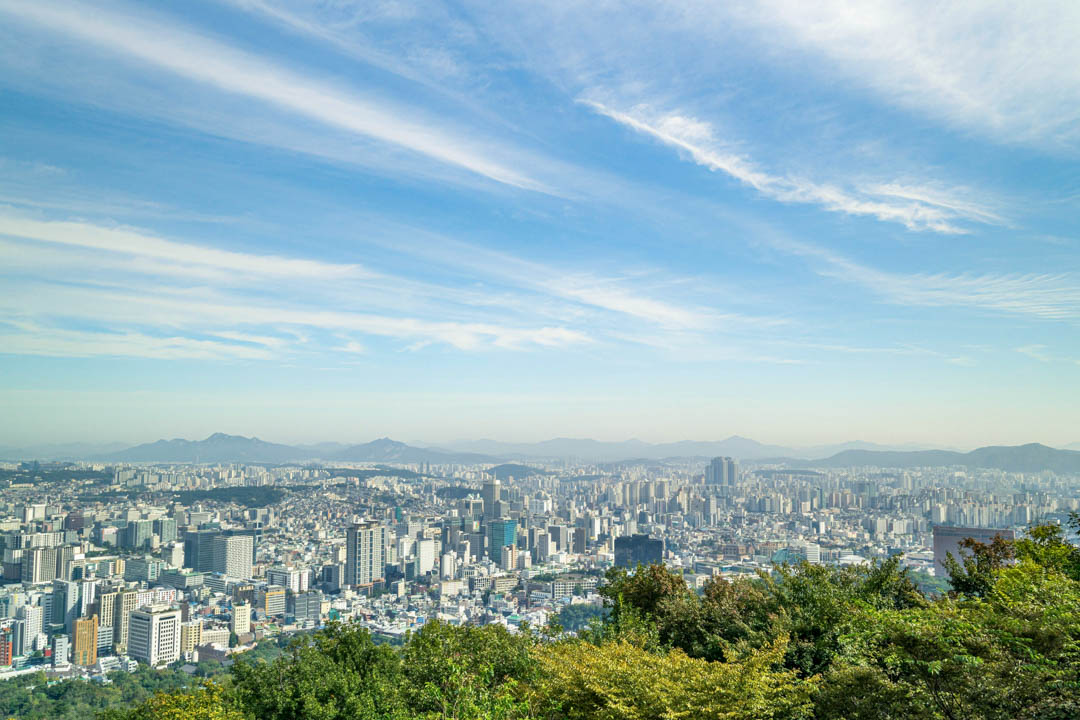 suedkorea seoul n seoul tower aussicht suedkorea seoul n seoul tower aussicht