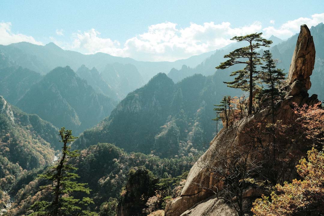 Südkorea Sokcho Aussicht im Seoraksan National Park