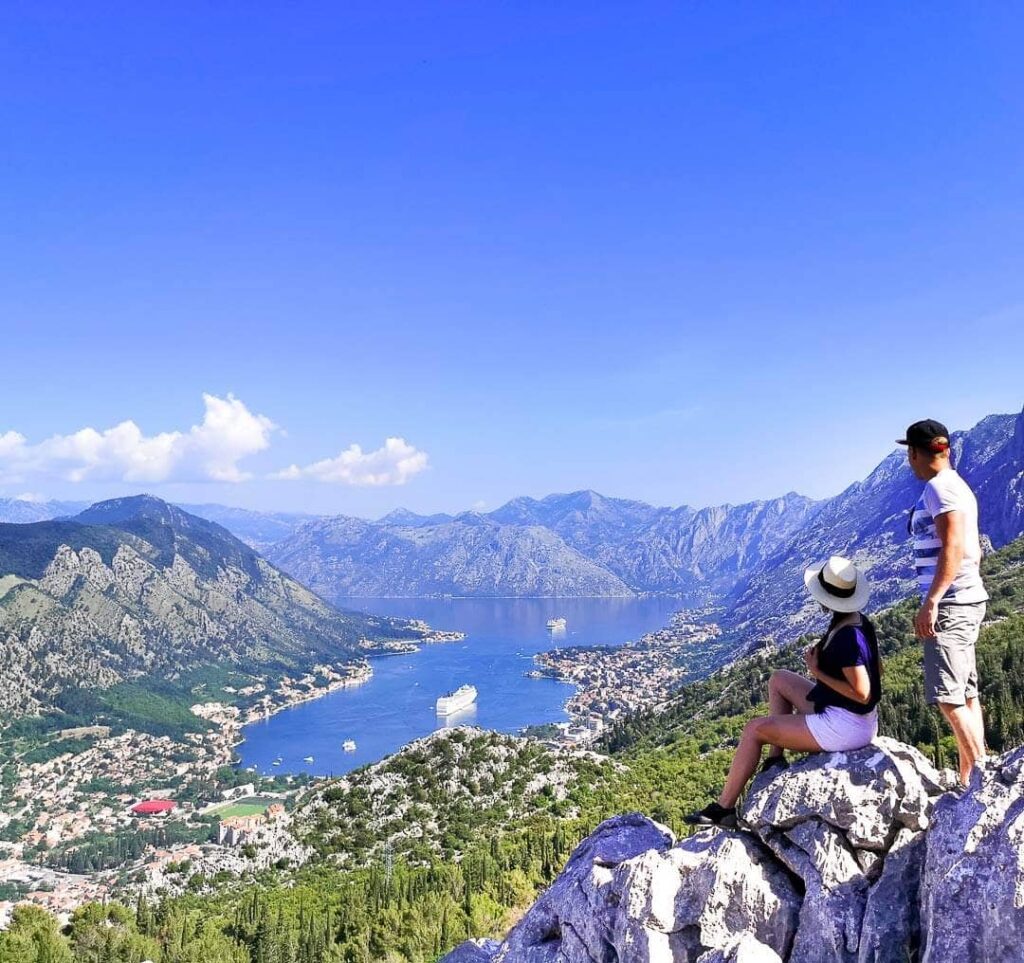 ausblick bucht kotor