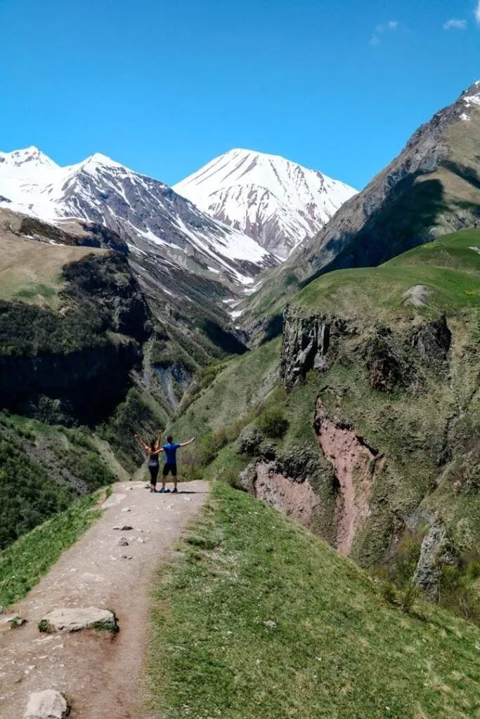 aussicht bei russischem freundschafts denkmal