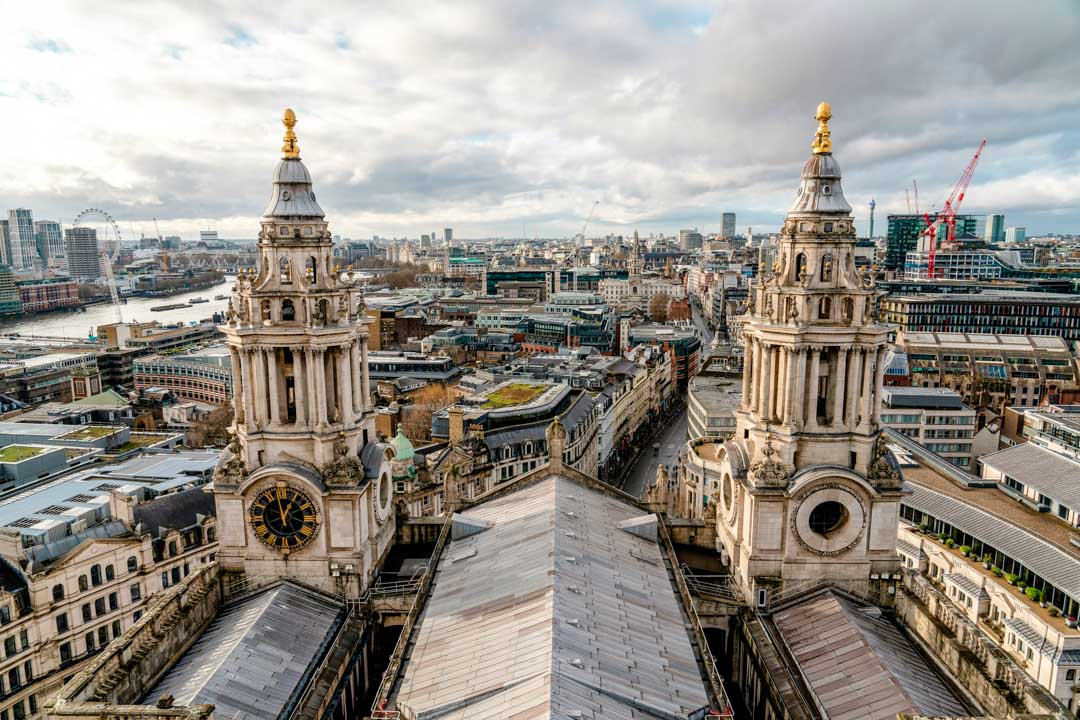 england london st paul cathedral aussicht von kuppel