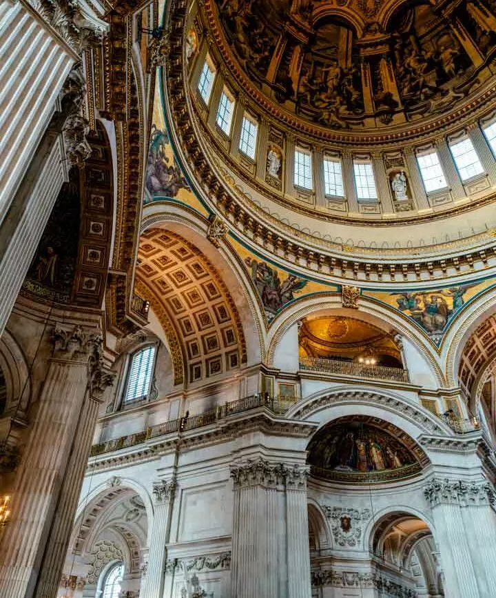 England London St Pauls Cathedral Von Innen