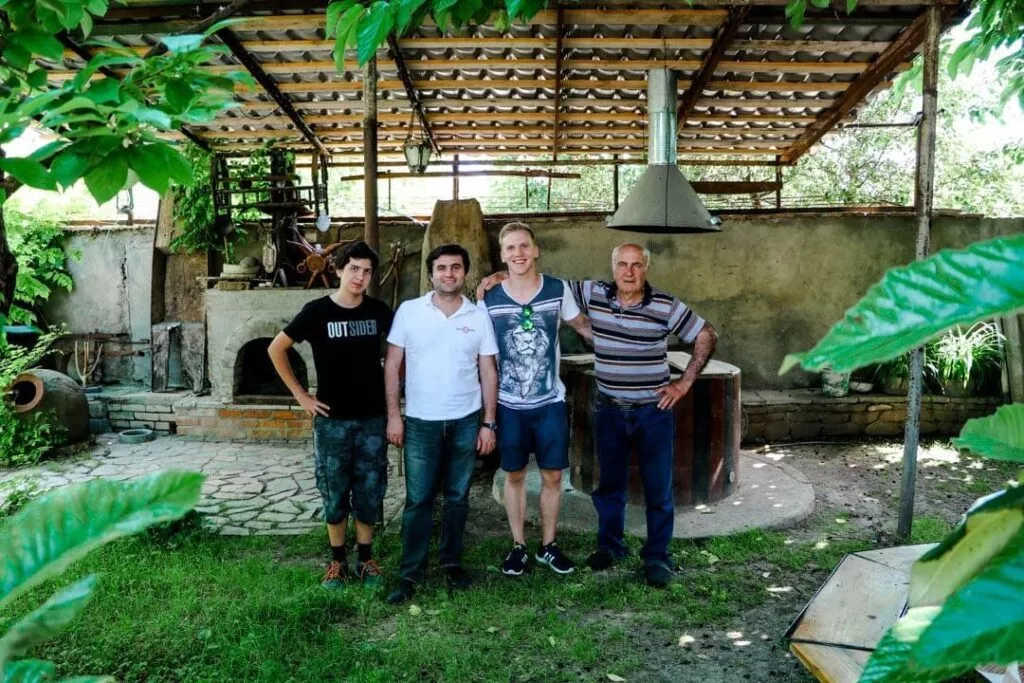 georgien kachetien georgische weinbauern