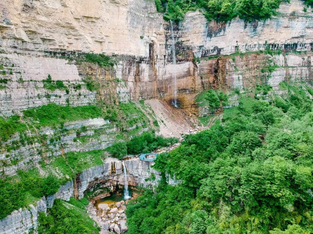 georgien okatse wasserfall