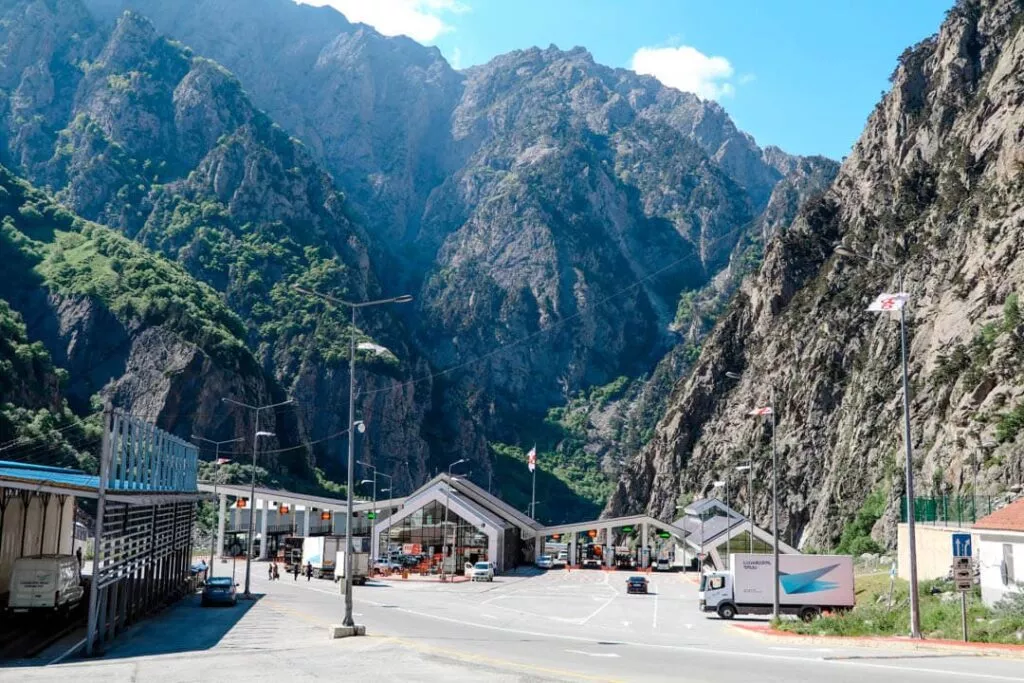 grenze russland georgien kaukasus