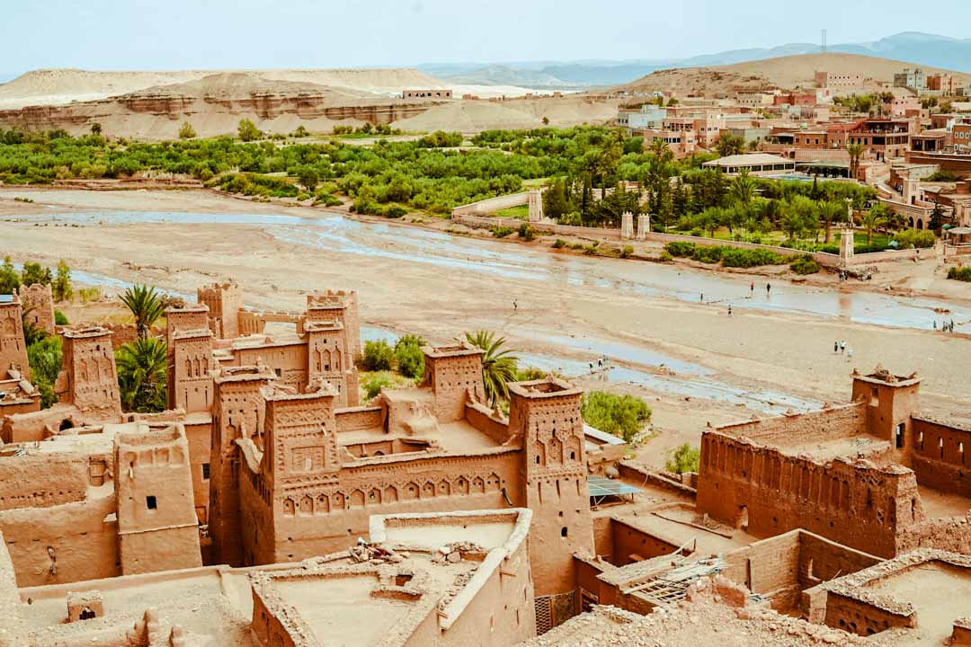 marokko ait ben haddou fluss marokko ait ben haddou fluss