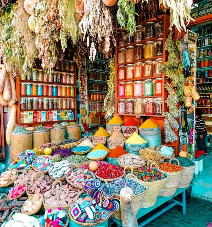 marokko marrakesch gewuerzladen marokko marrakesch gewuerzladen