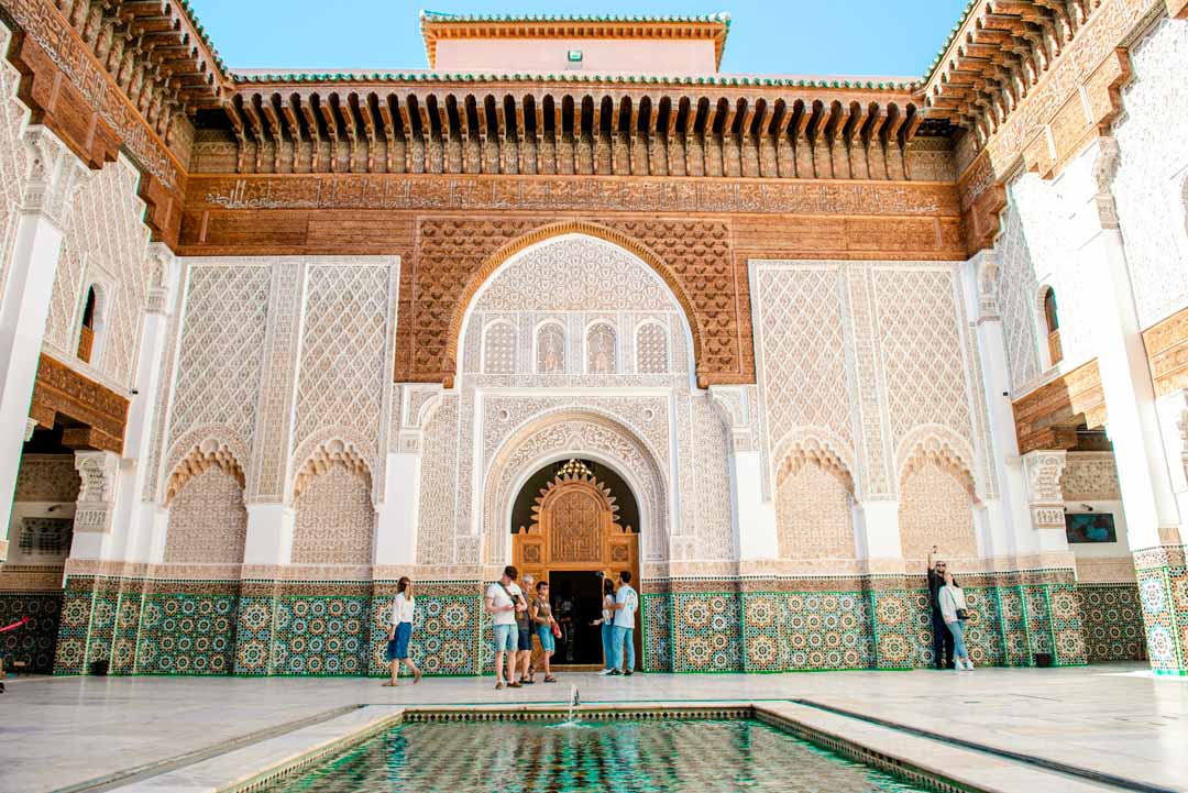 marokko marrakesch medersa ben youssef marokko marrakesch medersa ben youssef