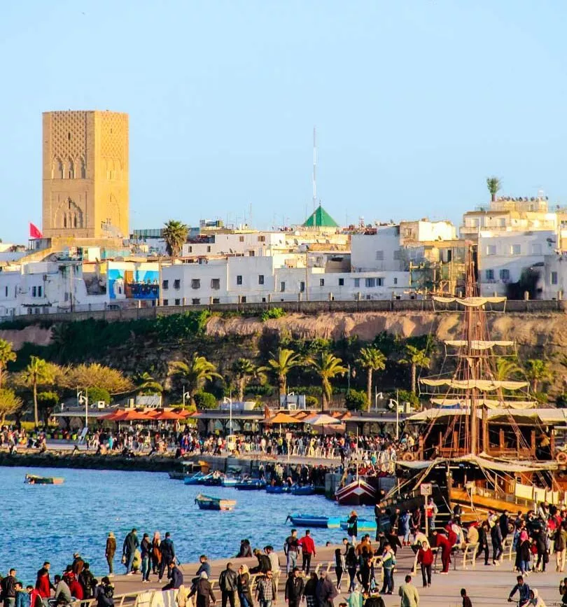 marokko rabat hassan uferpromenade marokko rabat hassan uferpromenade