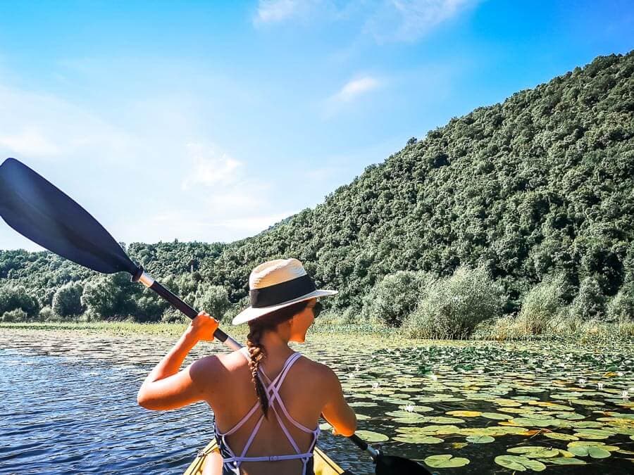 montenegro skadar see kajak 2