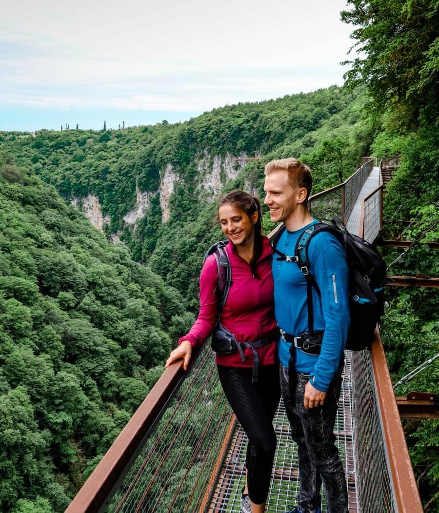 Georgien Okatse Canyon