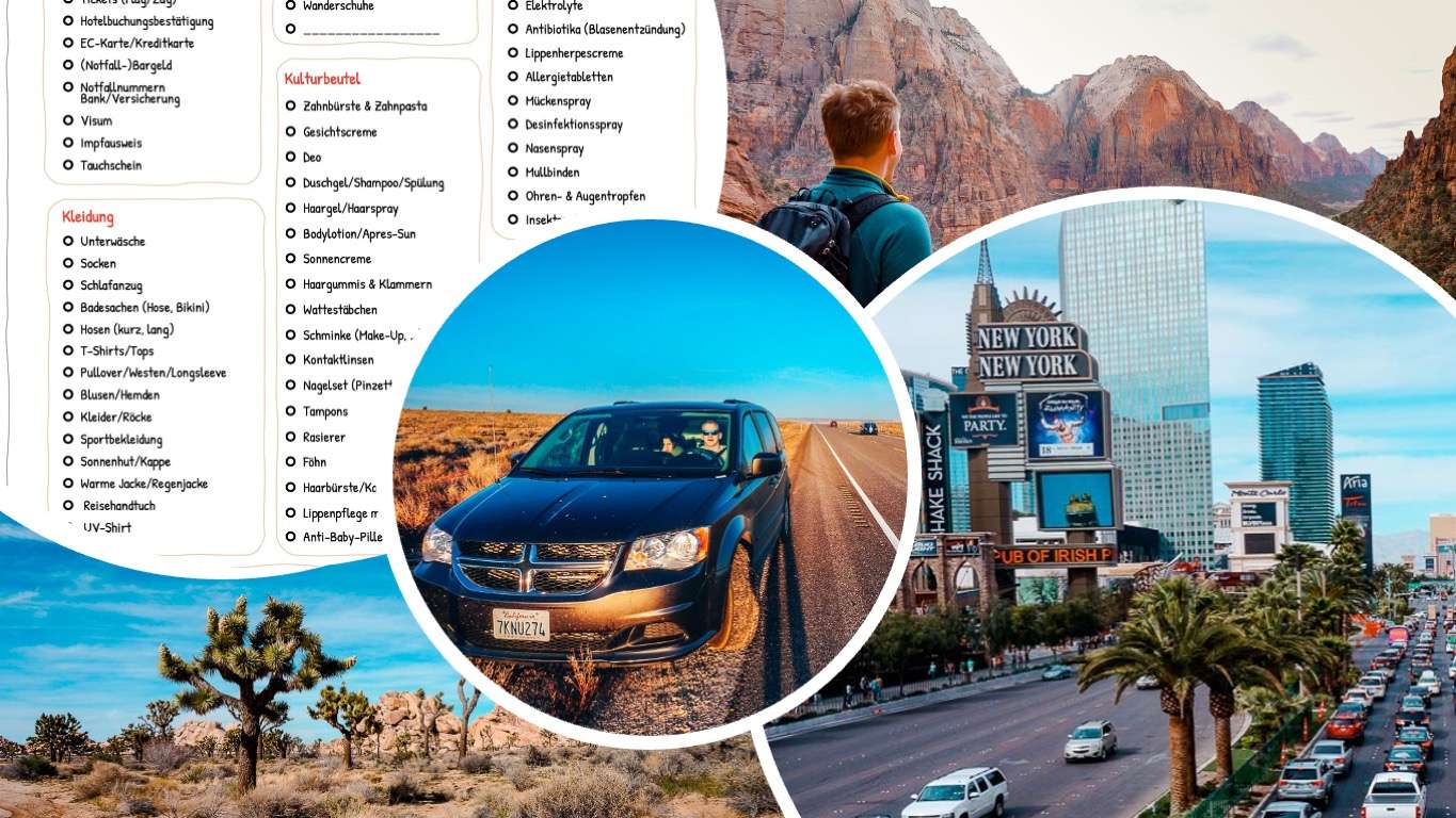 Packliste Usa Neu