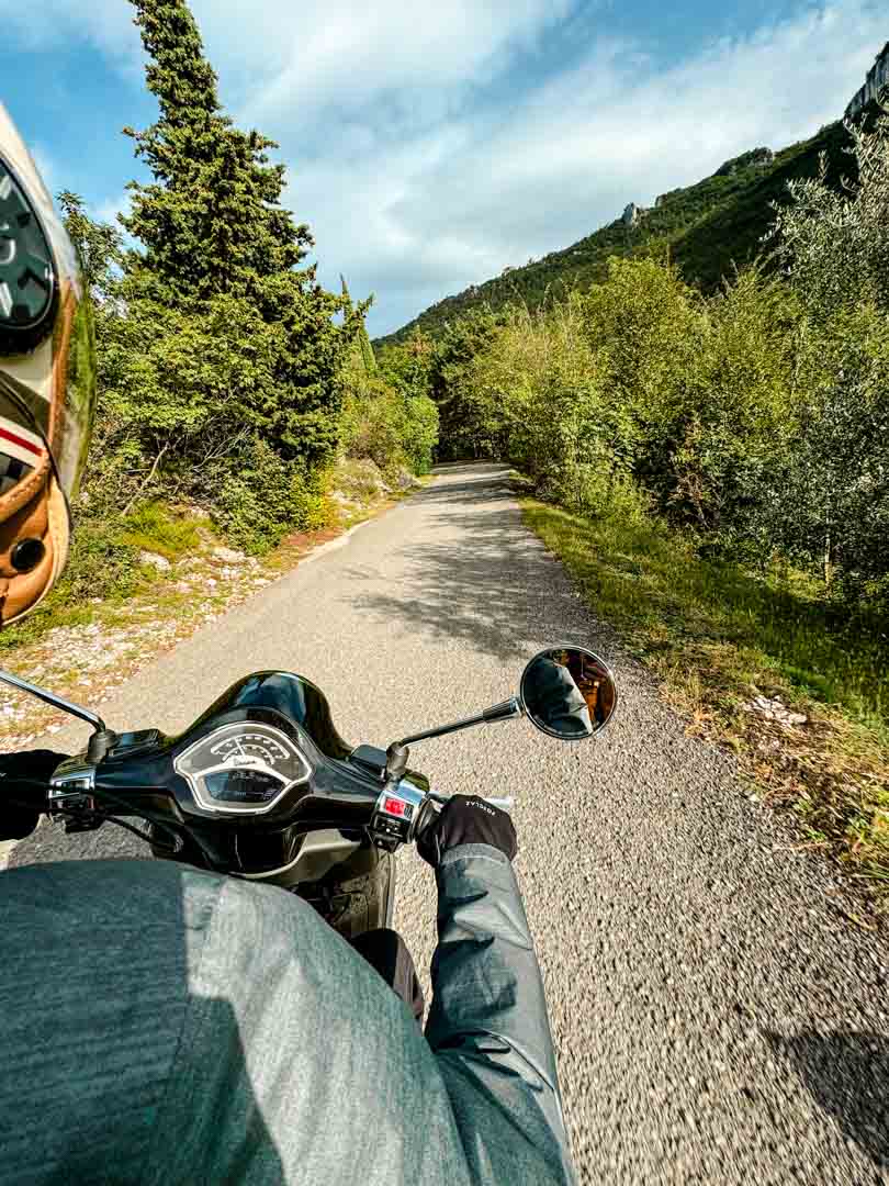 Rollerfahren war kalt im September